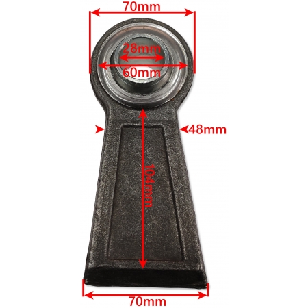 2x KOŃCÓWKA PRZEGUB CIĘGŁA DOLNEGO 28mm URSUS C-360